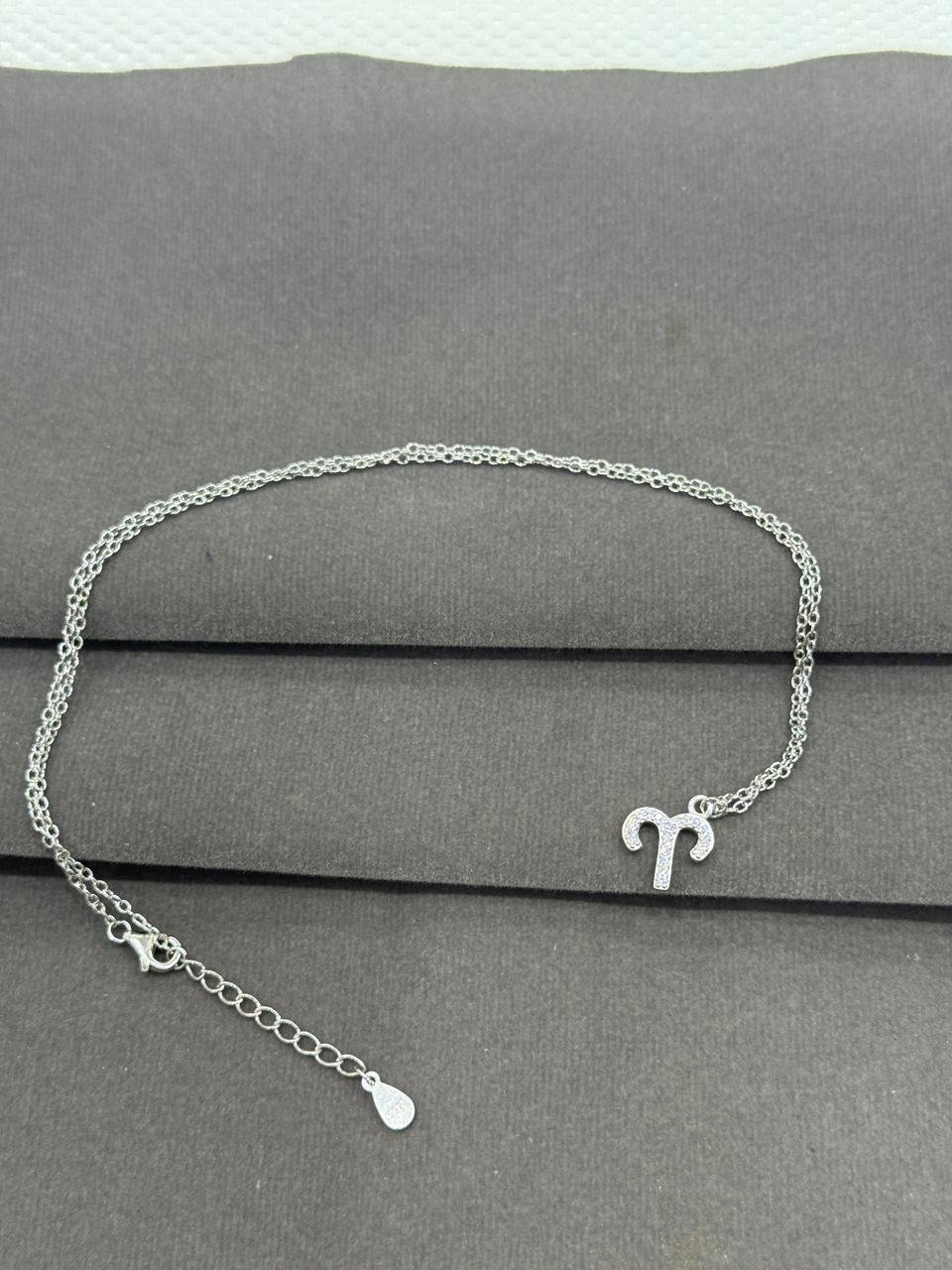 92.5 Silver Aries Minimalist Chain